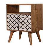 Stella Bedside with Open Slot